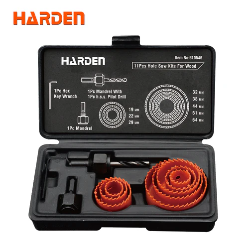 Harden 11Pcs Holesaw Kits For Wood Save 42%